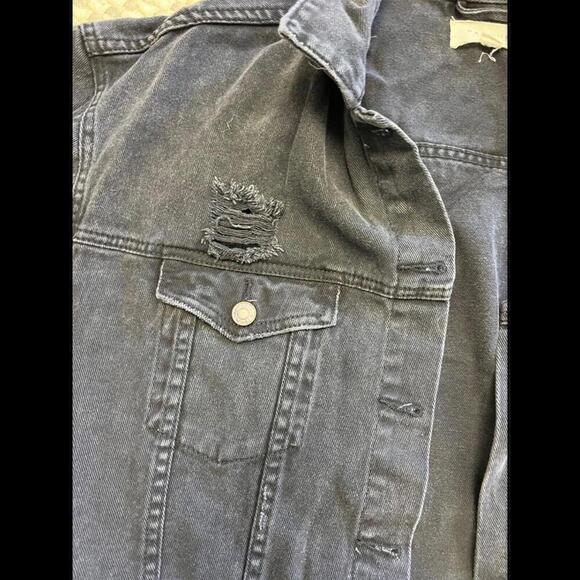 Pacsun Denim Los Angeles Embroidered Jacket Size L - Picture 4 of 7